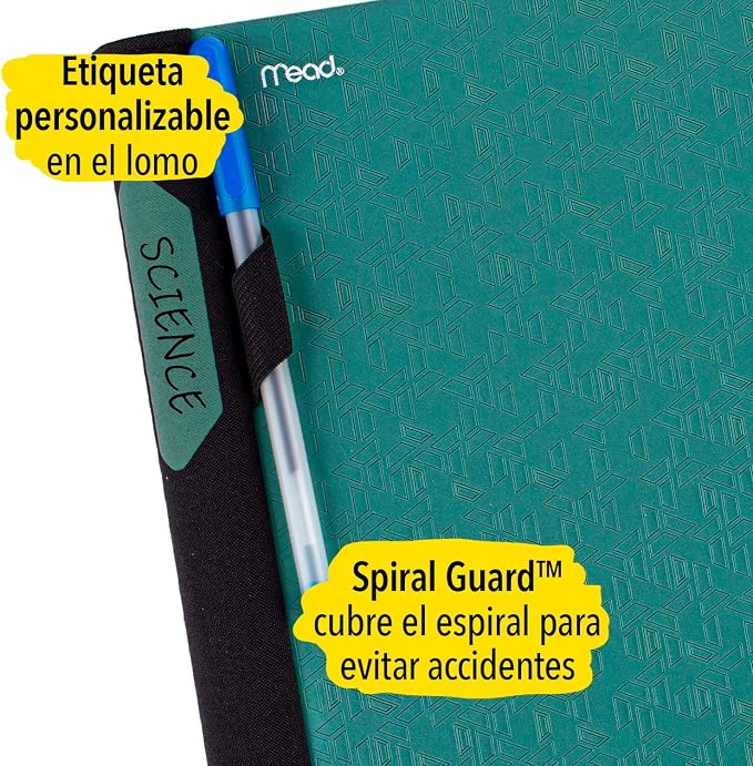 Five Star Advance Spiral Notebook + Study App, 5 Subject, College Ruled Paper - Image 4