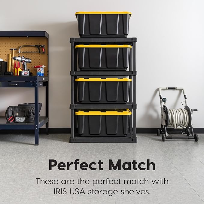 IRIS USA 4-Pack 27 Gallon Storage Bins - Image 4