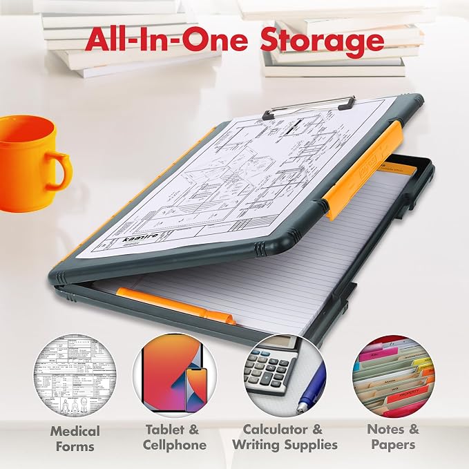 Dexas Legal Size XL Slimcase 2 Storage Clipboard, 15.5" x 10.5" - Image 5