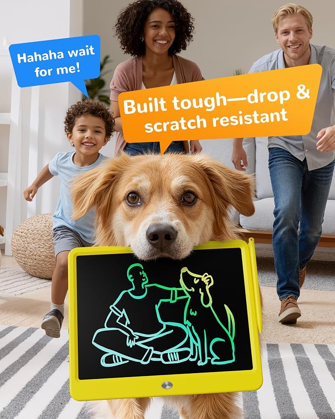 KOKODI LCD Writing Tablet, 12 Inch Colorful Toddler Doodle Board Drawing Tablet - Image 8