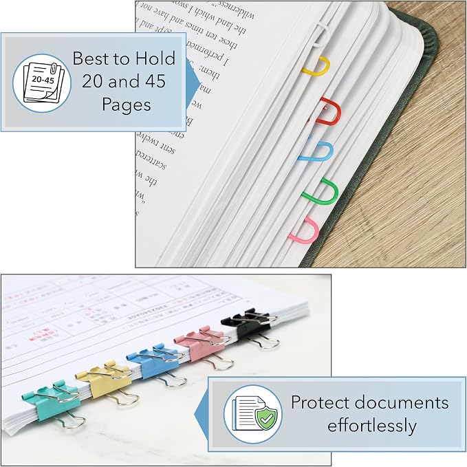 Mr. Pen- Paper Clips and Binder Clips Set, Office Supplies - Image 5