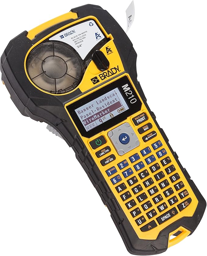 Brady M210 Portable Label Printer Bundle with Heat Shrink Tubing and Accessories-DeskLoop Office