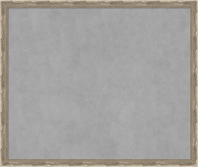 Amanti Art Silver Framed Magnetic Board 22x26 Medium Vision Board by AmantiArt