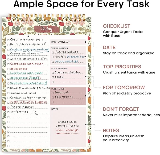 Taja To Do List Notepad - Image 2