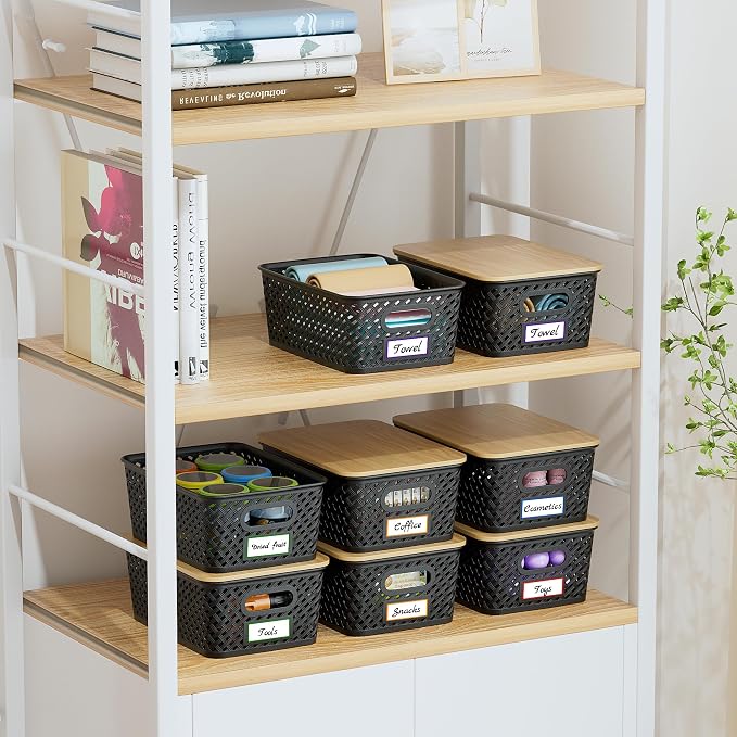 Anysig 8 Packs Plastic Storage Bins - Image 7