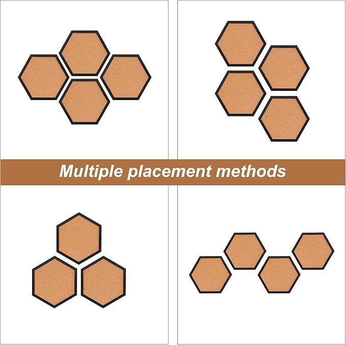 Facilife 4 Packs Cork Board, Corkboards - Image 9