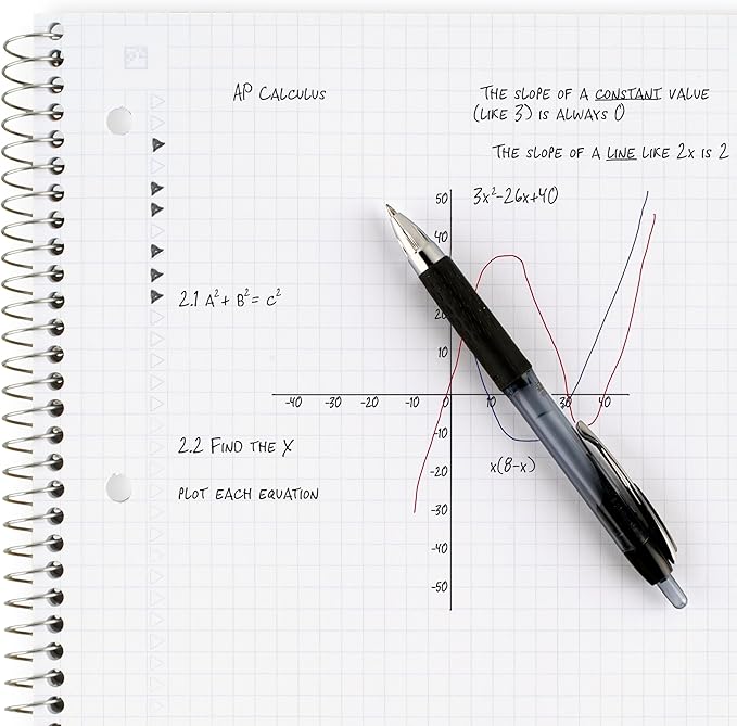 Five Star Spiral Notebook + Study App, 1 Subject, Graph Ruled Paper, 8-1/2" x - Image 6
