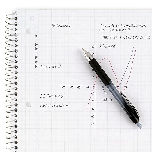 Five Star Spiral Notebook + Study App, 1 Subject, Graph Ruled Paper, 8-1/2" x - Image 7