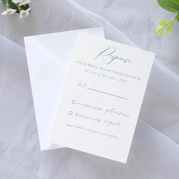 PONATIA 50 Pack A1 Envelopes, 3.62 x 5.2'' White Envelopes Perfect - Image 6