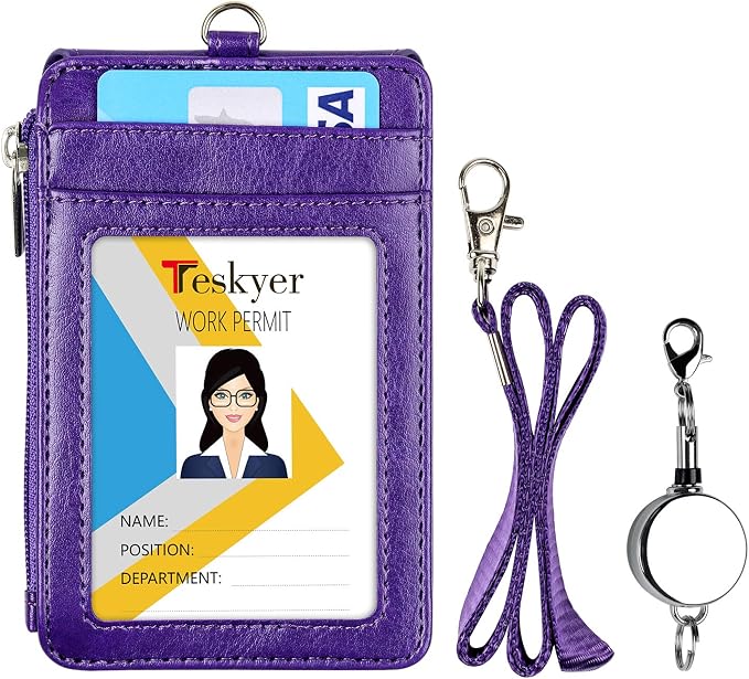 Teskyer Leather Badge Holder - Image 2
