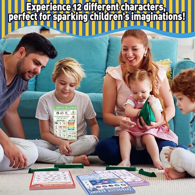 Eaasty Kids Pretend Play Notepads 4 x 6 Inch Pads - Image 5