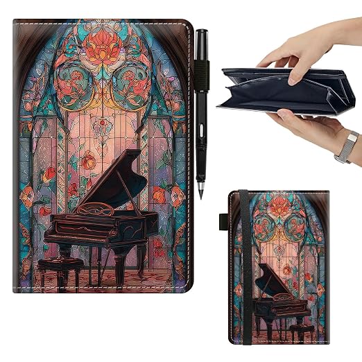 Glass Window Piano Large Server Book by Unknown