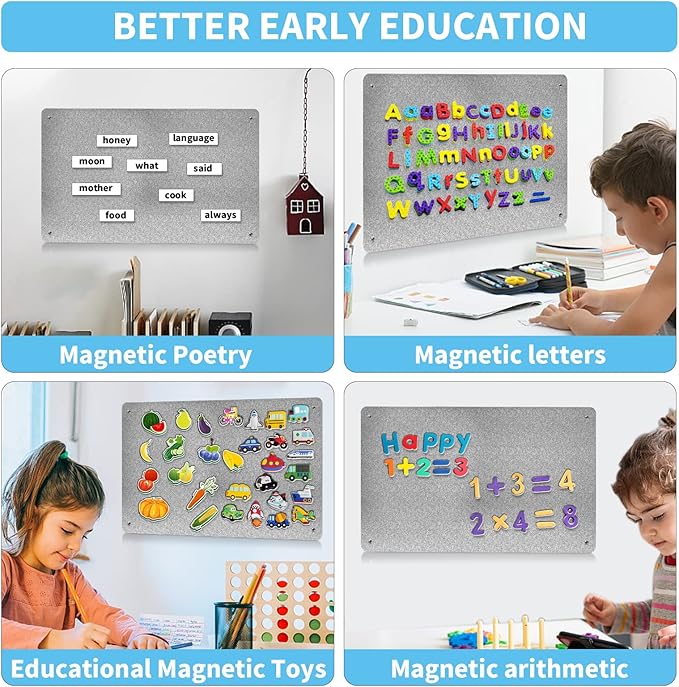 17.7" x 11.8" 2 Pack Metal Magnetic Board - Image 7