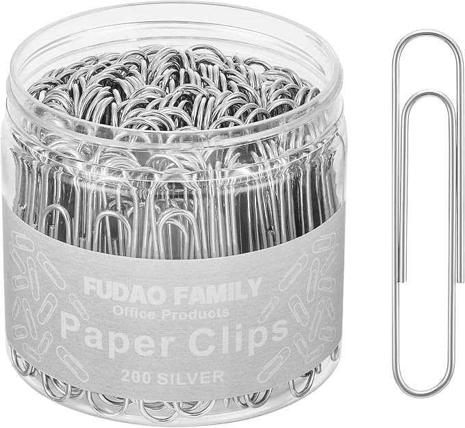 Jumbo Paper Clips, 2 Inch Paper Clip by FUDAOFAMILY