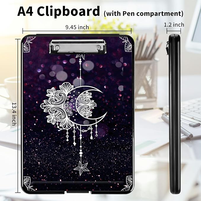 A4 Clipboards, Heavy Duty Waterproof Nursing Plastic Folder Clipboard - Image 2