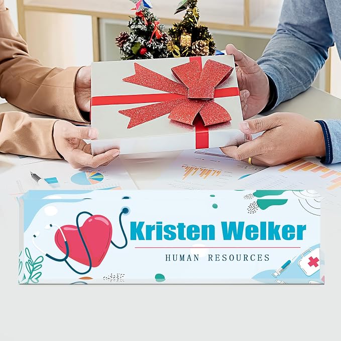 Gowellly Office Desk Name Plate Personalized - Image 3