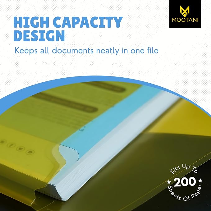 25 Pack Plastic Envelopes, Folders - Image 5