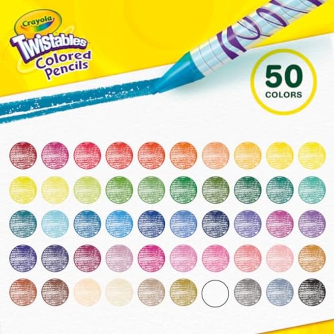 Crayola Twistables Colored Pencil Set, Cool Back to School Supplies - Image 4