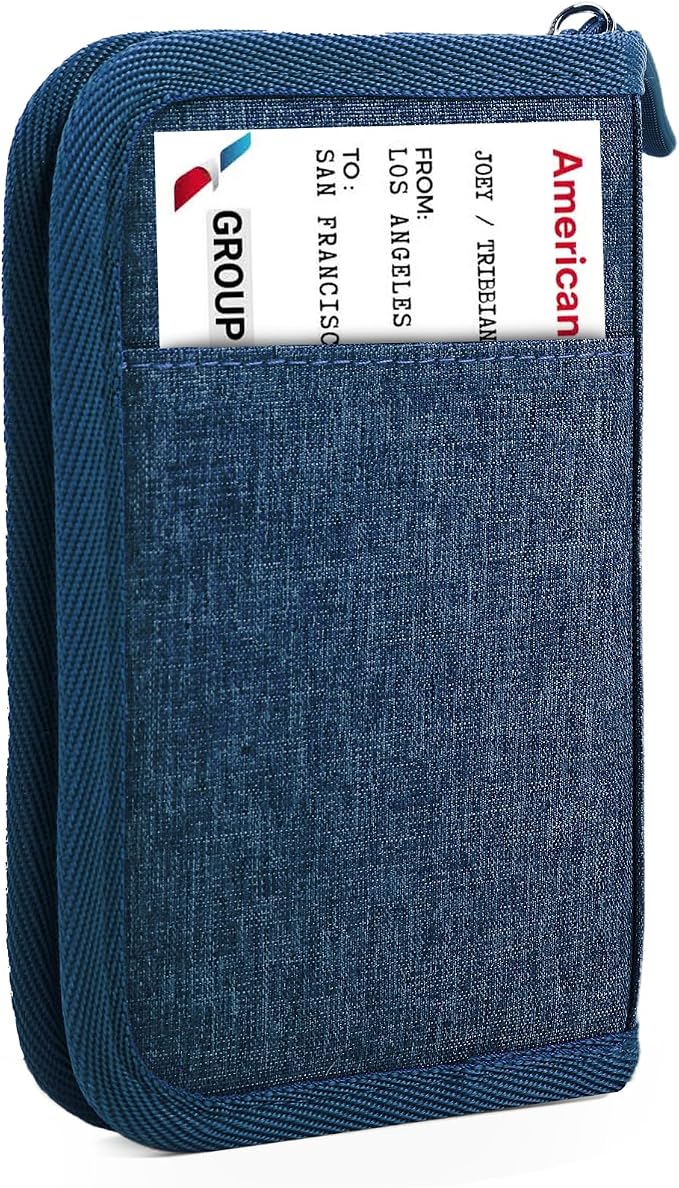 Single Passport Holder for Travel, RFID Travel Document Organizer for Women by Unknown