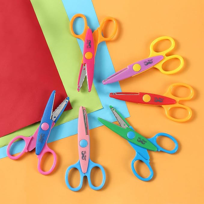 Mr. Pen- Craft Scissors Decorative Edge, 6 Pack, Bright Zig Zag Scissors | - Image 6