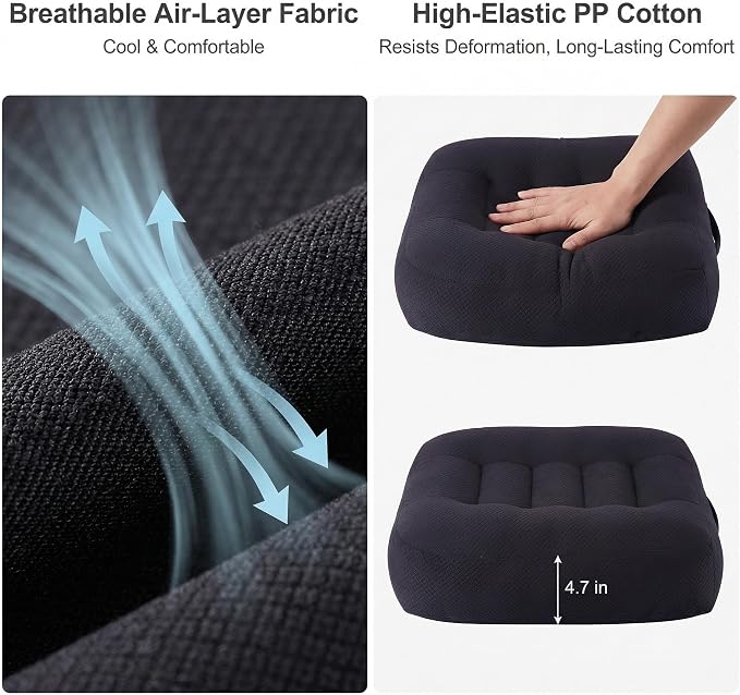 WSGJHB Office Chair Cushion Pillow Adult Seat Cushions - Image 8