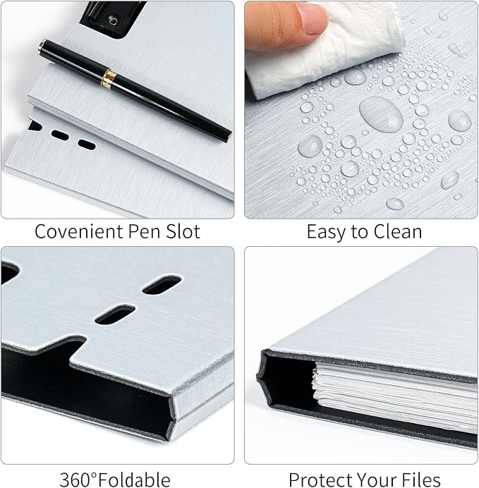 A4 Clipboard, 10 Pack Foldable Clipboards - Image 3