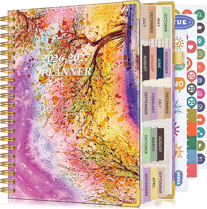 Academic Planner 2026-2027, 18 Months Weekly and Monthly Daily Planner from by Unknown