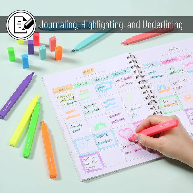 Mr. Pen- Aesthetic Highlighters No Bleed, 8 Pack, Cute Highlighters Assorted - Image 5