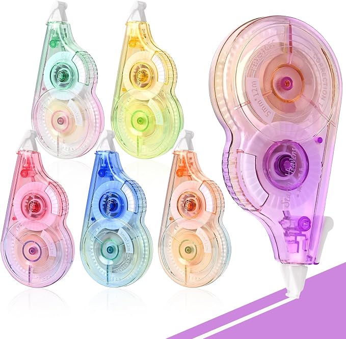Temiary 6 Pcs Correction Tapes for Instant Corrections, Aesthetic Tape for - Image 6
