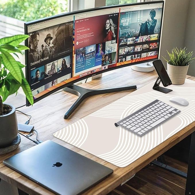 iCasso Big Desk Pad, XXL Extended Gaming Mouse Pad, Large Mouse Pad - Image 6