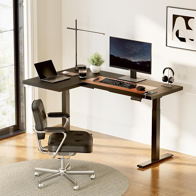FLEXISPOT Pro Corner Desk Dual Motor L Shaped Computer Electric Standing Desk - Image 2