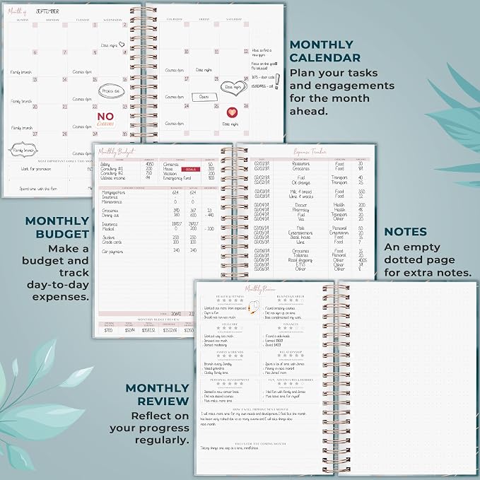 PLANBERRY Large Hourly Schedule Planner Premium – Undated Organizer - Image 4