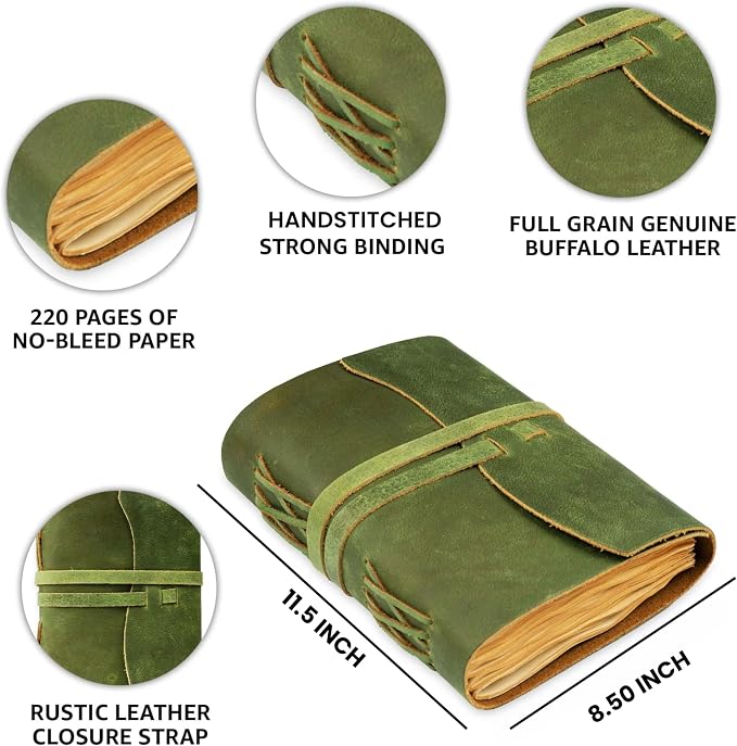 LEATHER VILLAGE Leather Bound Journal - Image 3