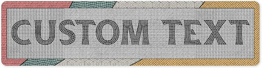Custom Sign, Custom Street Sign, 11 Font Colors, 13 Font Styles, 4 Hole Options by MySignCenter