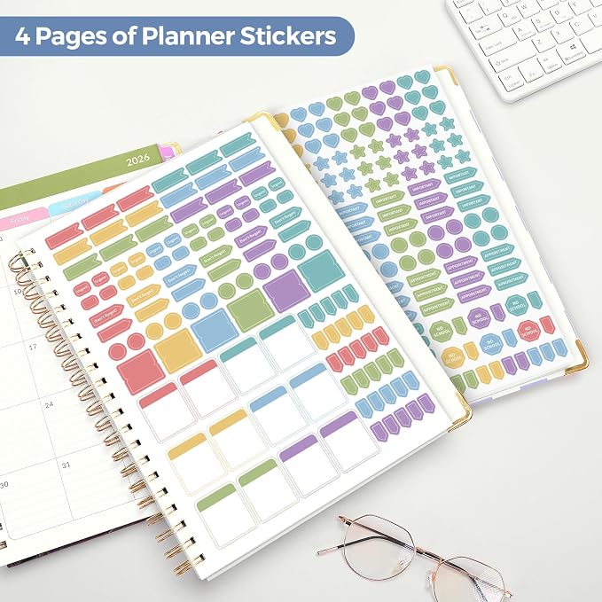 SKYDUE Teacher Planner 2026-2027 Academic Year, 8.5" x 11" Deluxe Teacher - Image 3