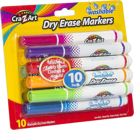 Cra-Z-Art Washable School Dry Erase Markers by Cra-Z-Art