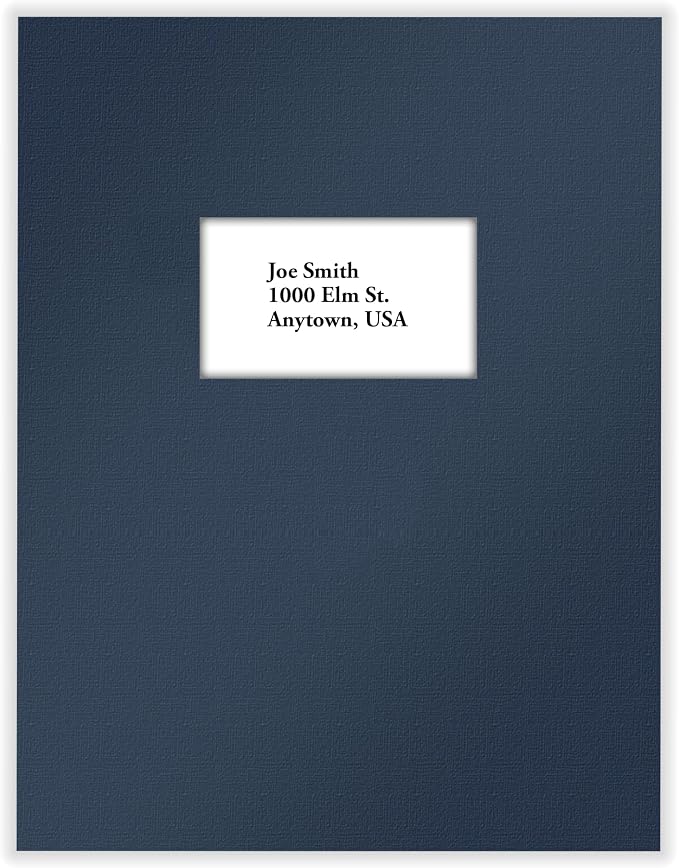 ComplyRight Tax Presentation Report Covers, Two Piece, Single Window, 8-1/2" x - Image 3