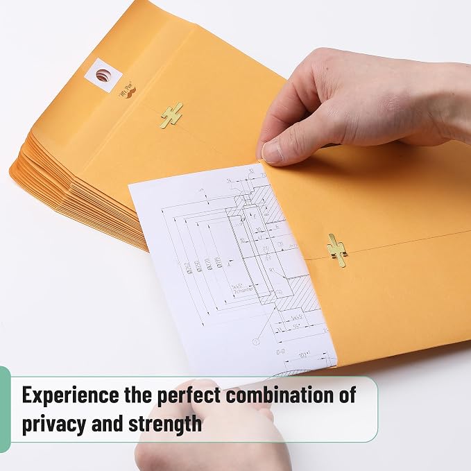 Mr. Pen- Clasp Envelopes, 25 Pack, 6x9 Inches, Mailing Documents, Office - Image 4