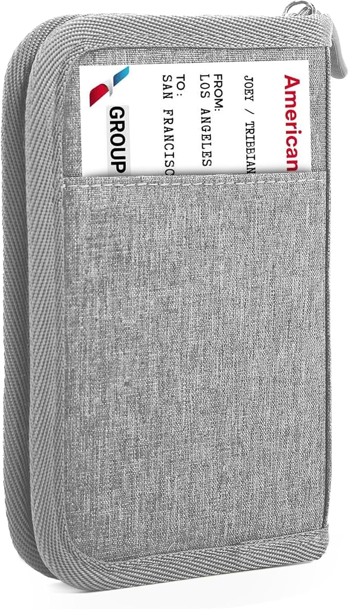 Single Passport Holder for Travel, RFID Travel Document Organizer for Women by Unknown