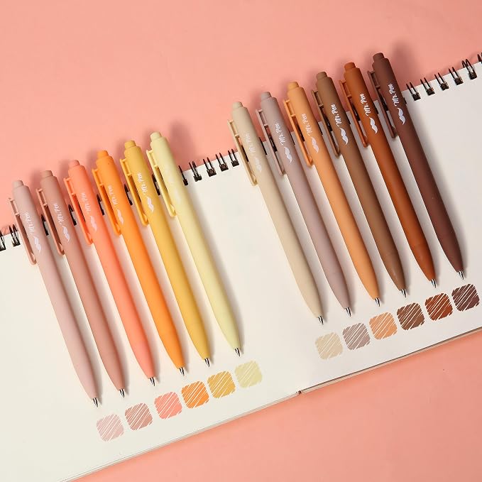Mr. Pen- Retractable Gel Pens, 12 Pack, Fast Dry, Smooth Writing, Cute Pens - Image 7