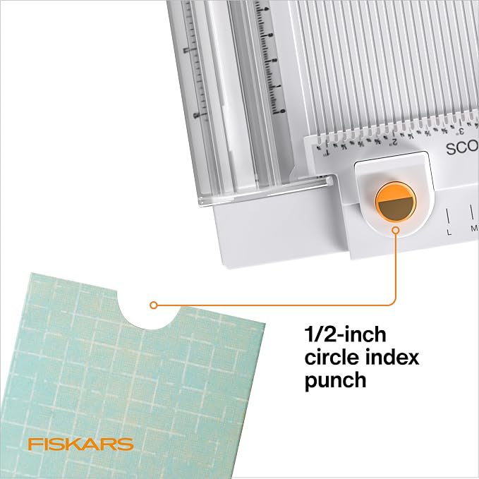 Fiskars 12" All-in-One PPC Tool, TripleTrack System, Scoring Surface, Pom Pom - Image 5