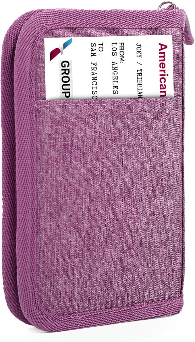 Single Passport Holder for Travel, RFID Travel Document Organizer for Women by Unknown