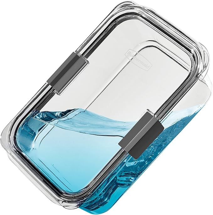 Rubbermaid Brilliance Food Storage Container, 9.6 Cup | Clear | Pack of 2 - Image 8