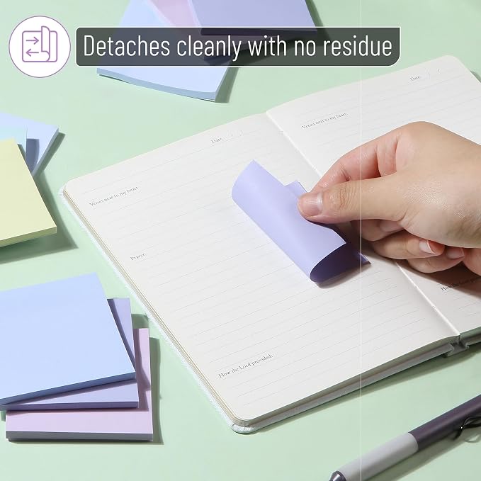 Mr. Pen- Sticky Notes, 12 Pads, 600 Sheets, Summer Colors | Sticky Notes Bulk - Image 5