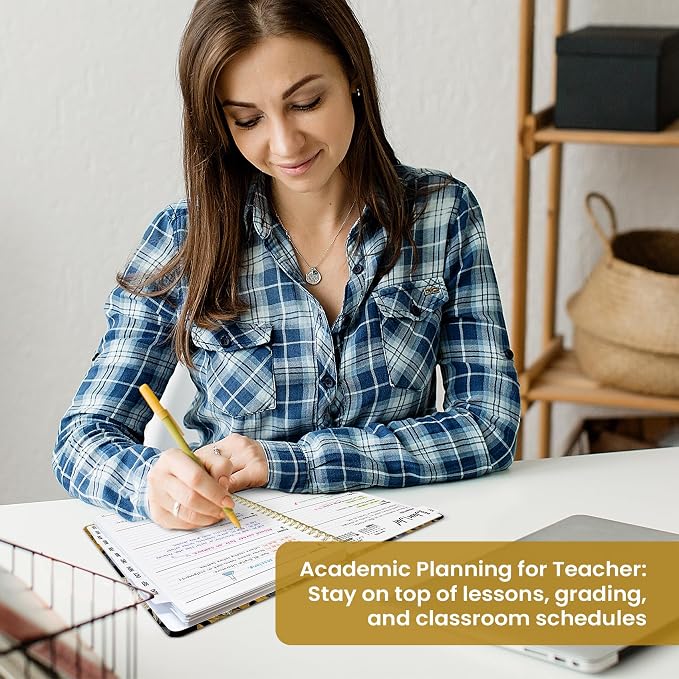 Planner 2026–2027, Academic Monthly Weekly Spiral Calendar, July 2026 – June - Image 7