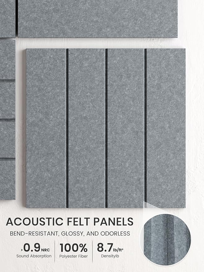 Bumusty Large Cork Board Alternative-36 x 24" Felt Bulletin Board Tiles - Image 3
