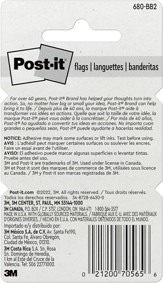 Post-it Flags, 1 in. x 1.7 in., Two Dispensers - Image 9