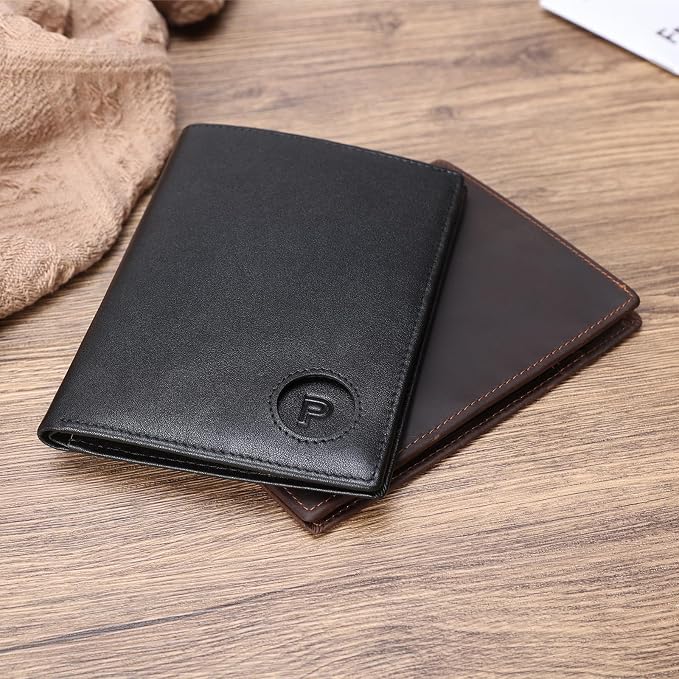 Polare Luxury RFID Blocking Leather Passport Holder Travel Wallet - Image 9