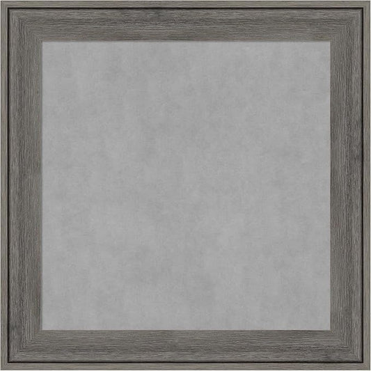 Amanti Art Grey Framed Magnetic Board 15x15 X-Small Vision Board by AmantiArt