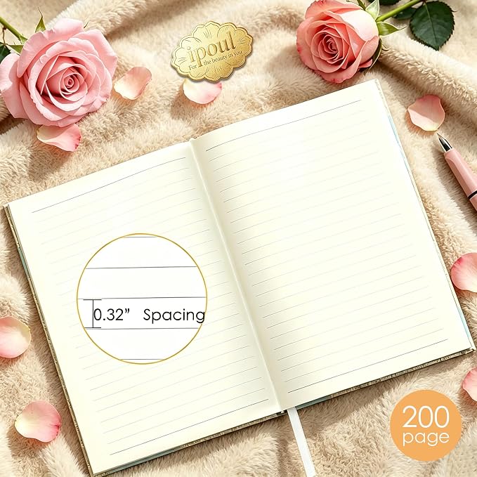 Anniversary Journal, Wedding Gifts, Rose Notebook - Image 3